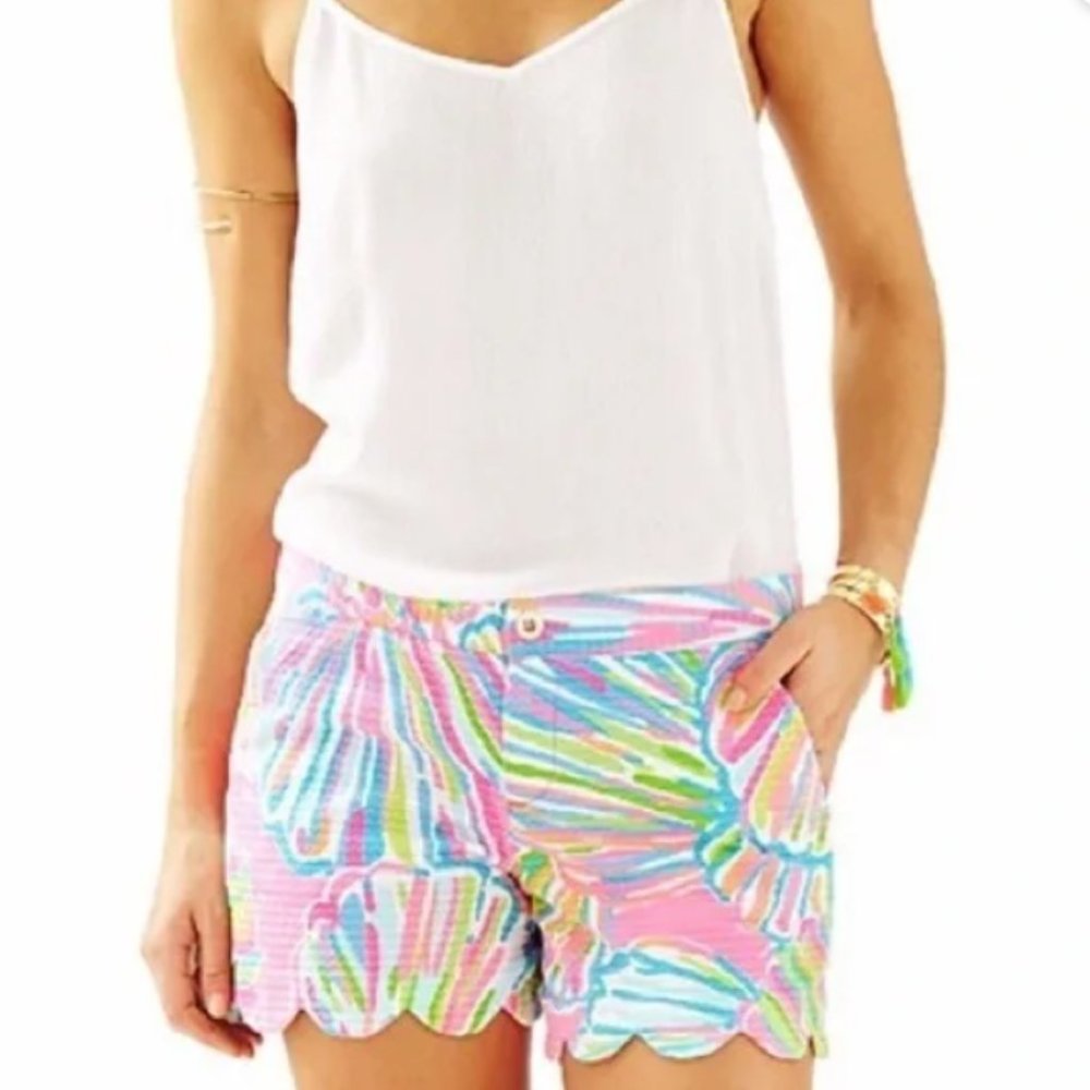 Lilly Pulitzer Shellabrate Scalloped Shorts